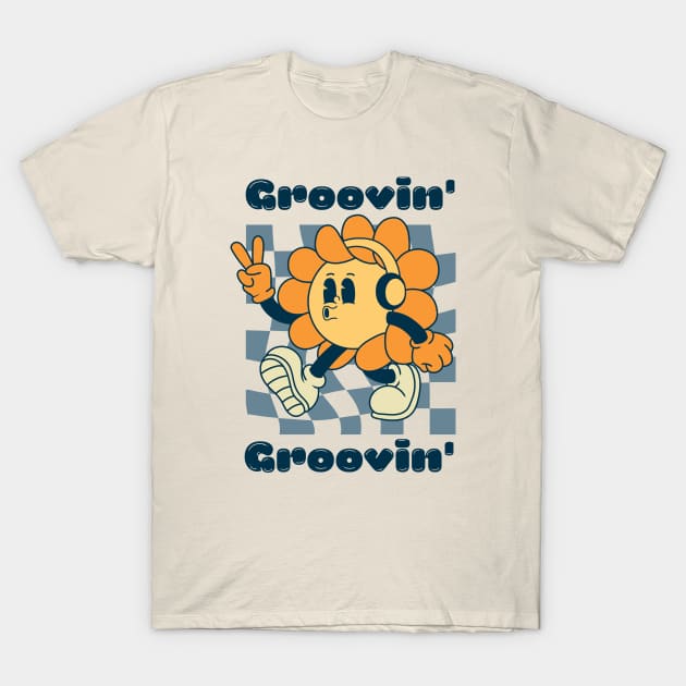 Groovin' Vibes T-Shirt by Calypsosky